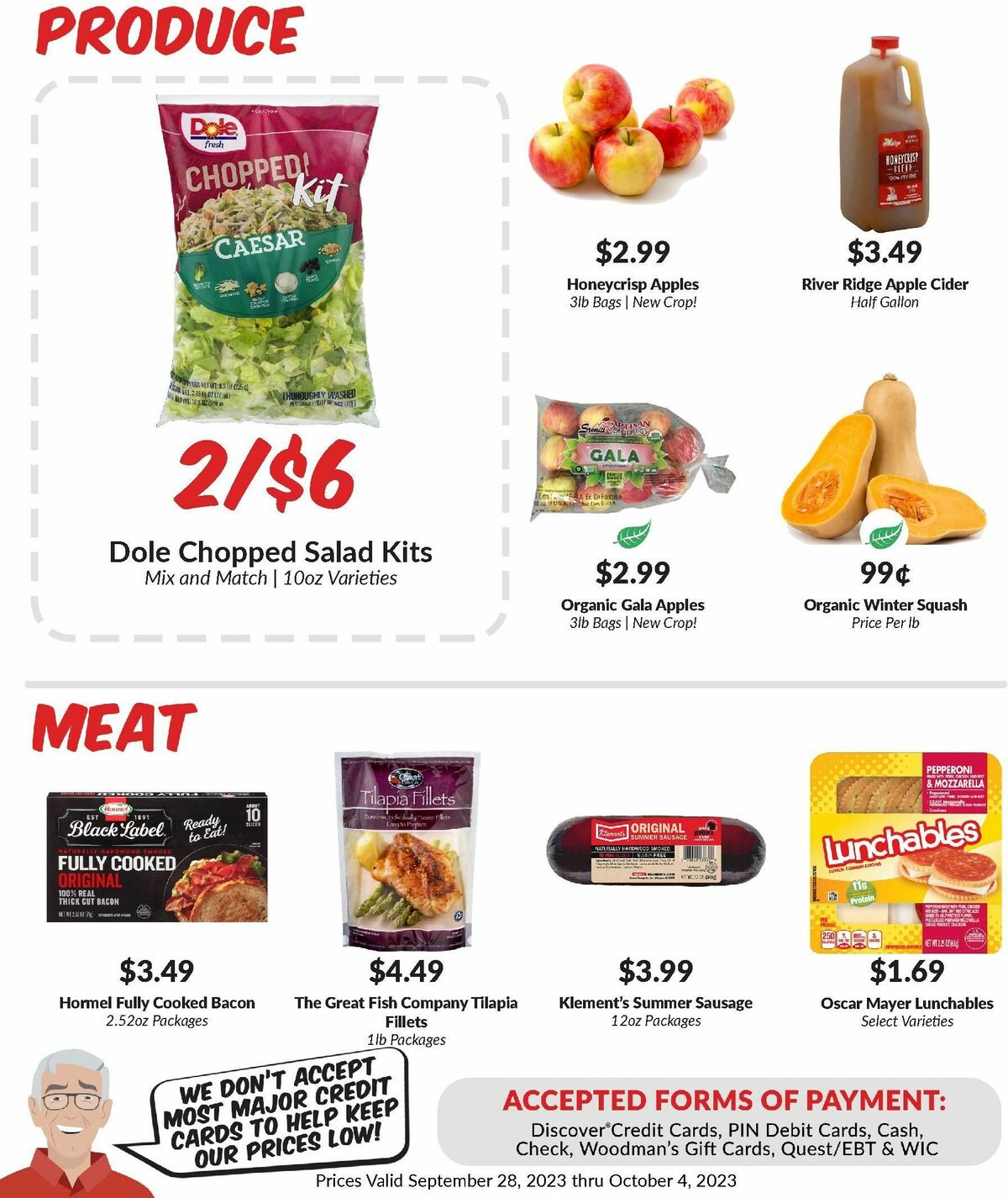 Woodmans Food Market Weekly Ad from September 28
