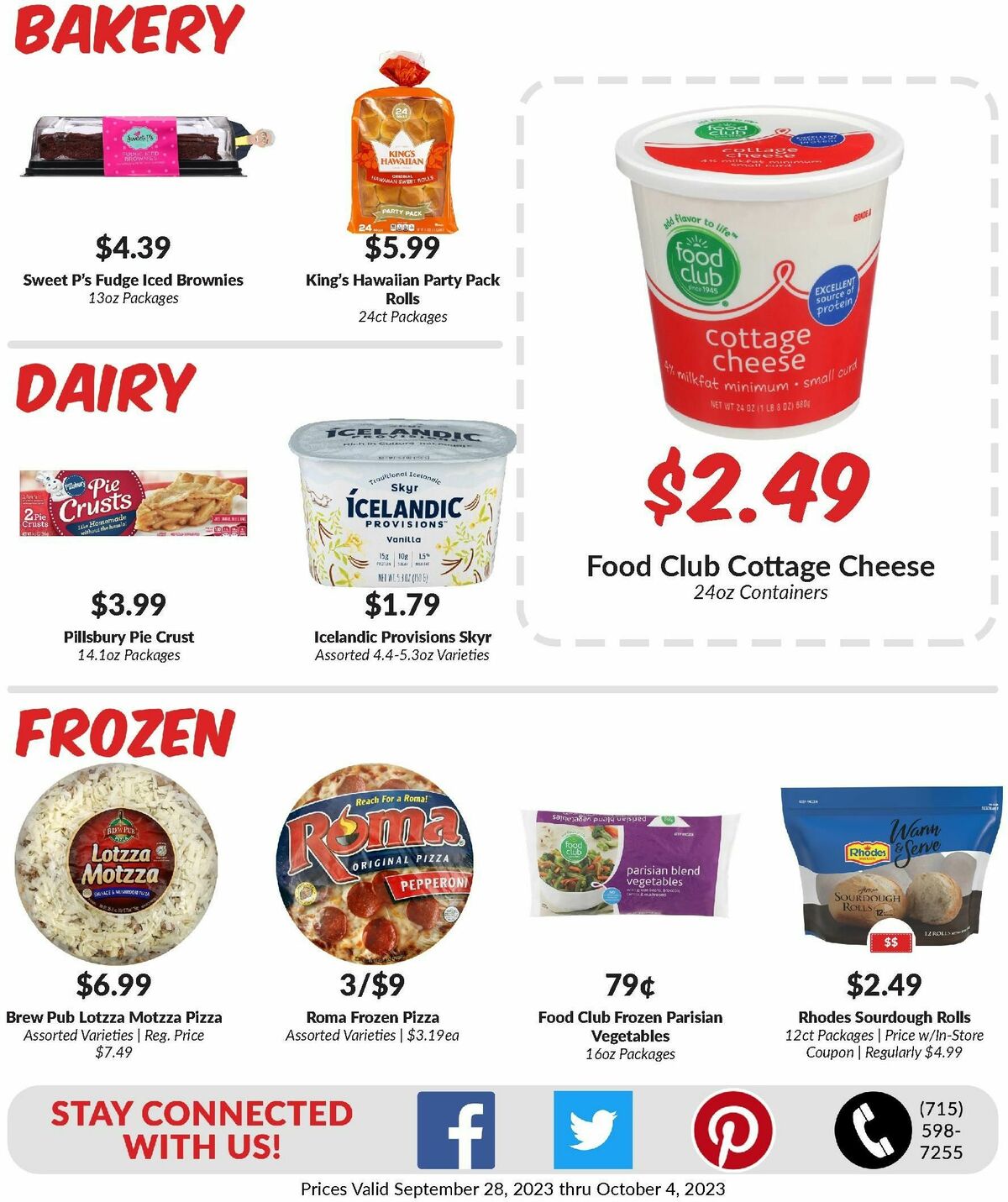 Woodmans Food Market Weekly Ad from September 28