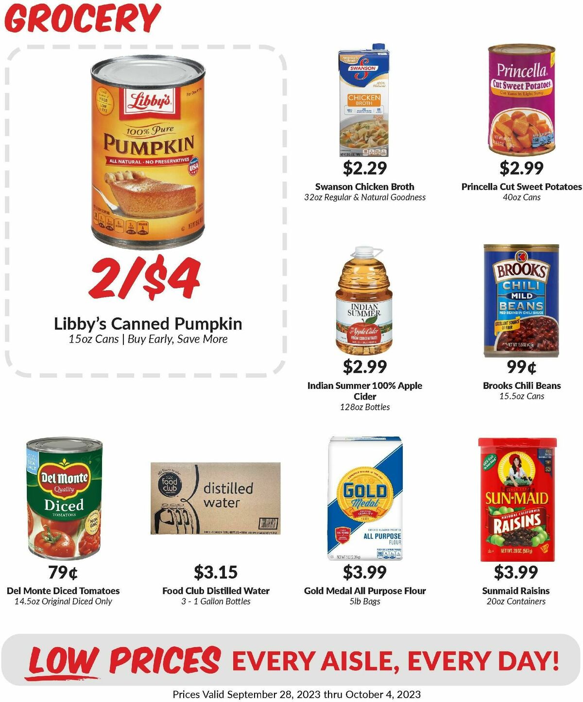 Woodmans Food Market Weekly Ad from September 28