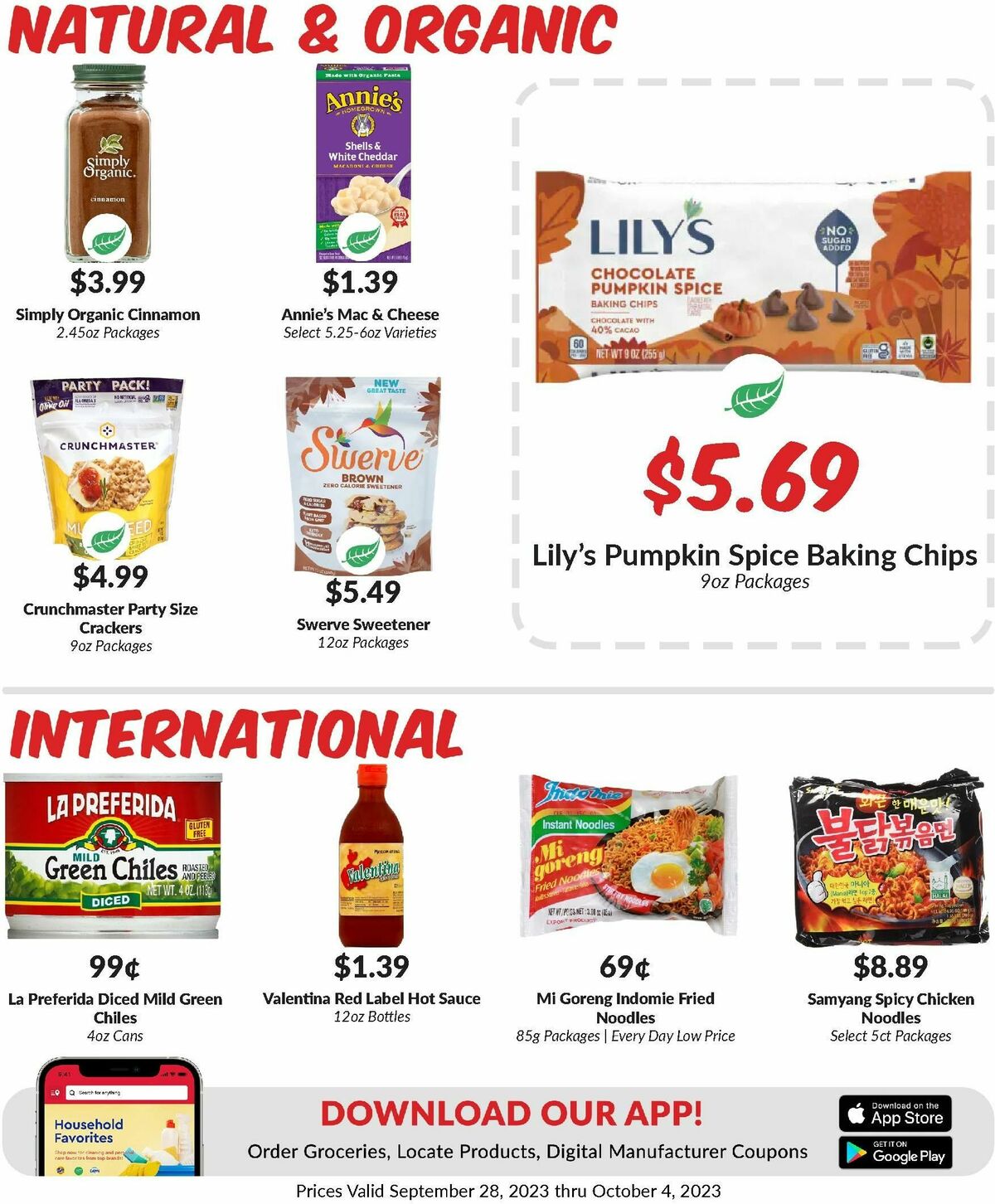 Woodmans Food Market Weekly Ad from September 28