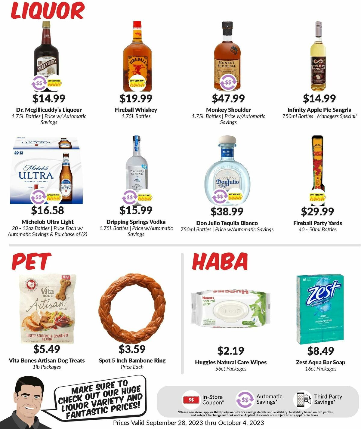 Woodmans Food Market Weekly Ad from September 28