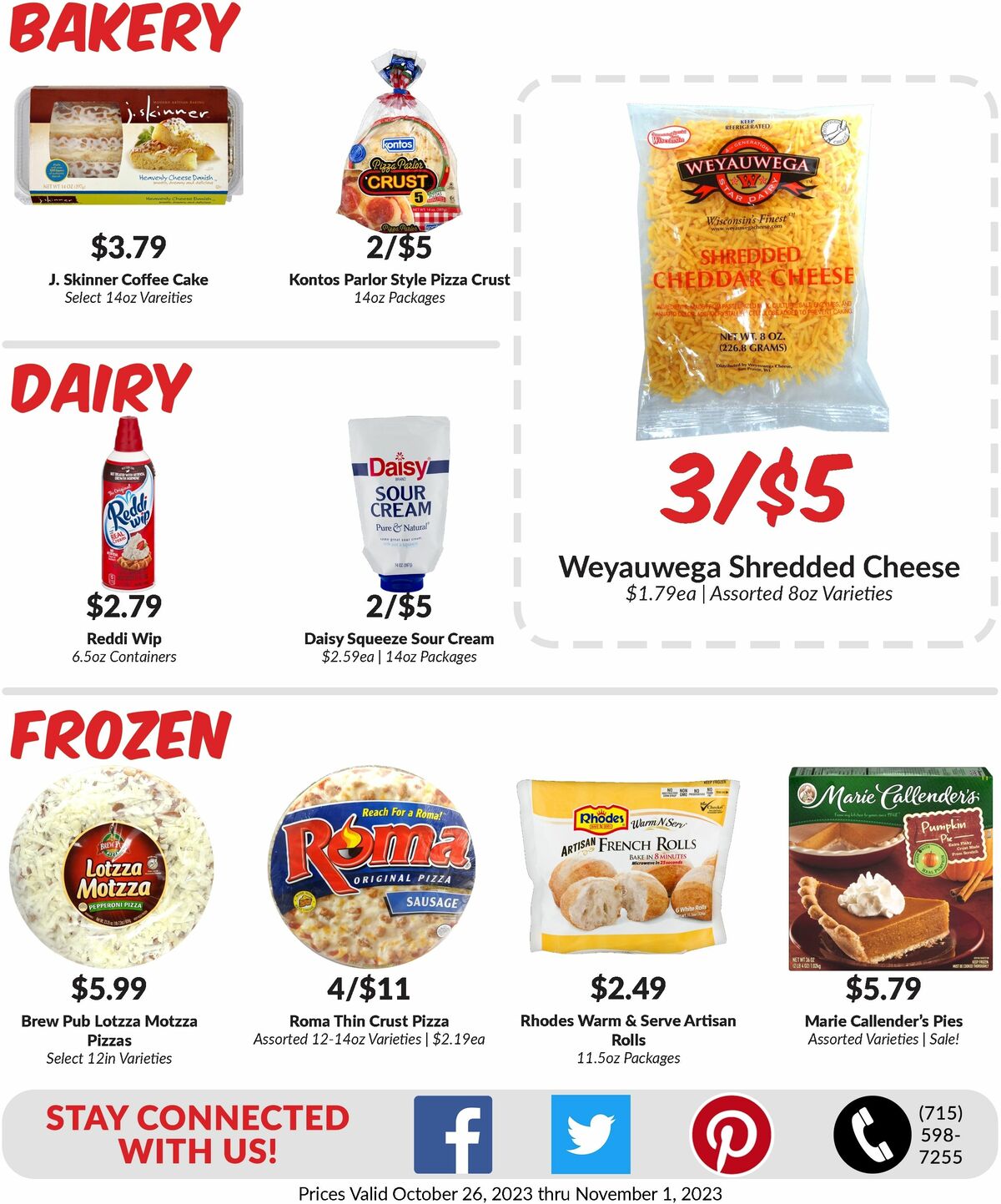 Woodmans Food Market Weekly Ad from October 26