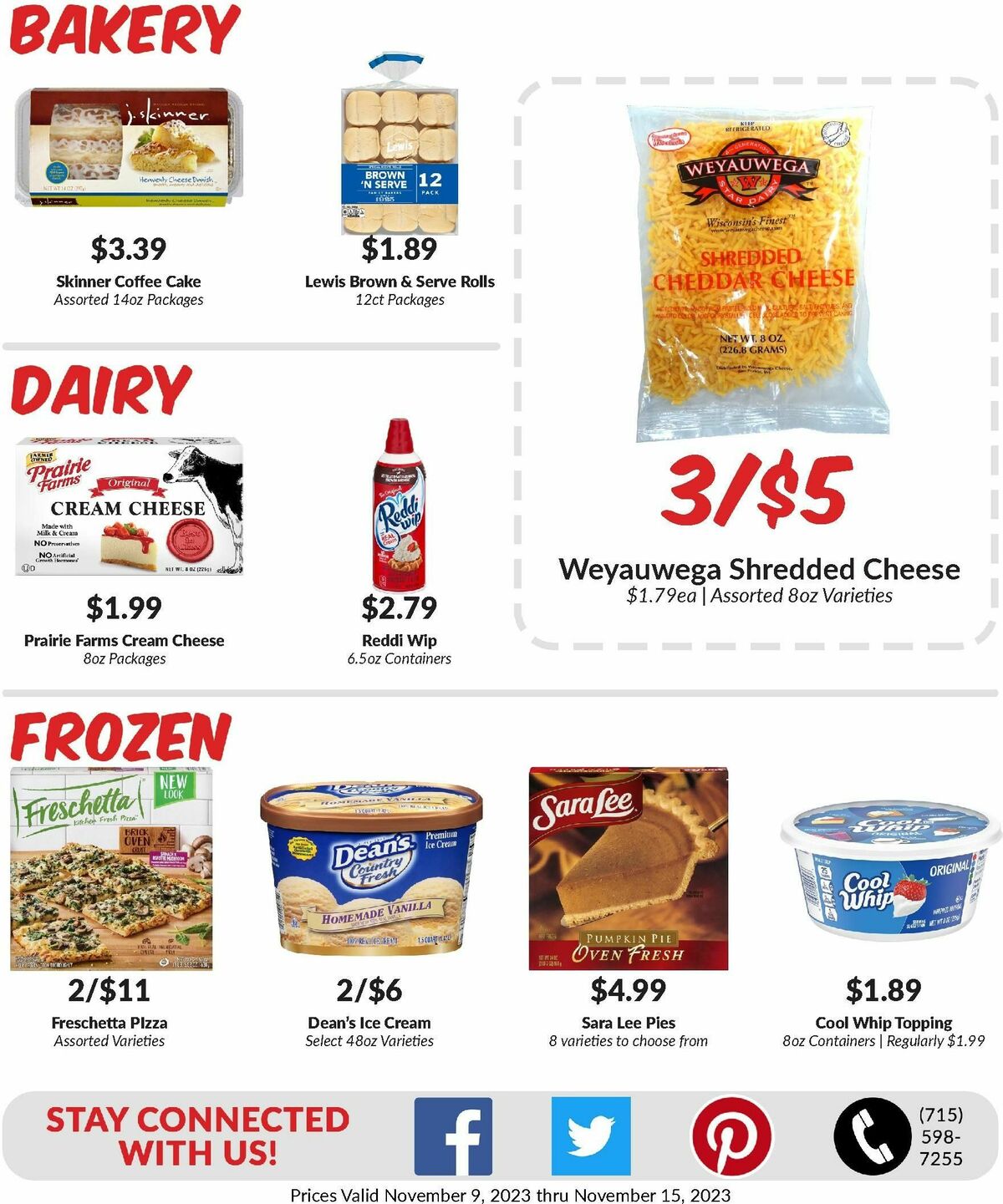 Woodmans Food Market Weekly Ad from November 9