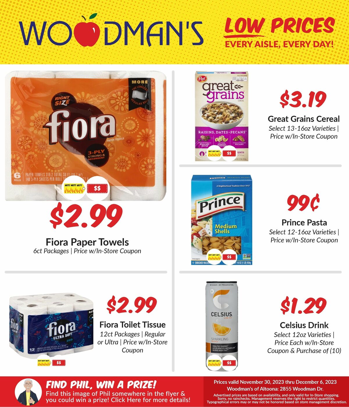 Woodmans Food Market Weekly Ad from November 30