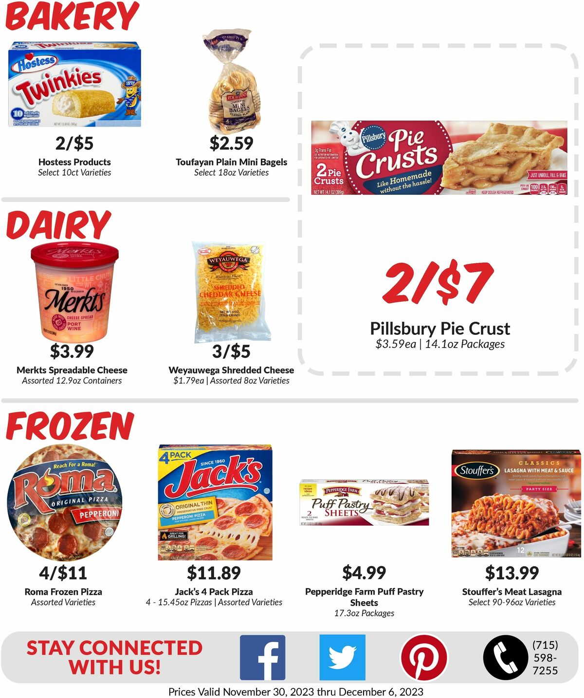 Woodmans Food Market Weekly Ad from November 30
