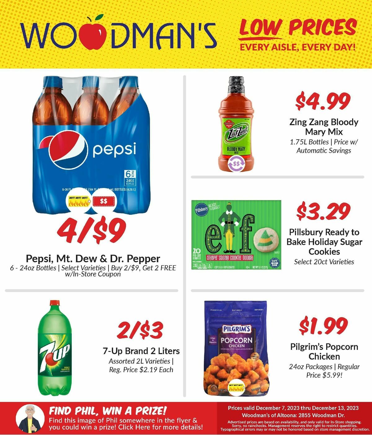 Woodmans Food Market Weekly Ad from December 7