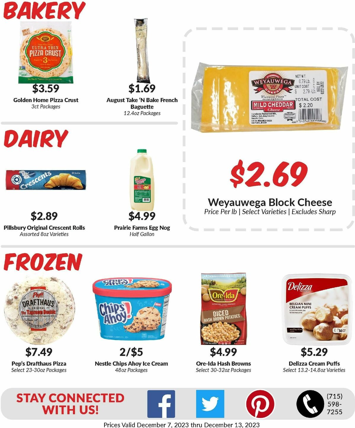 Woodmans Food Market Weekly Ad from December 7