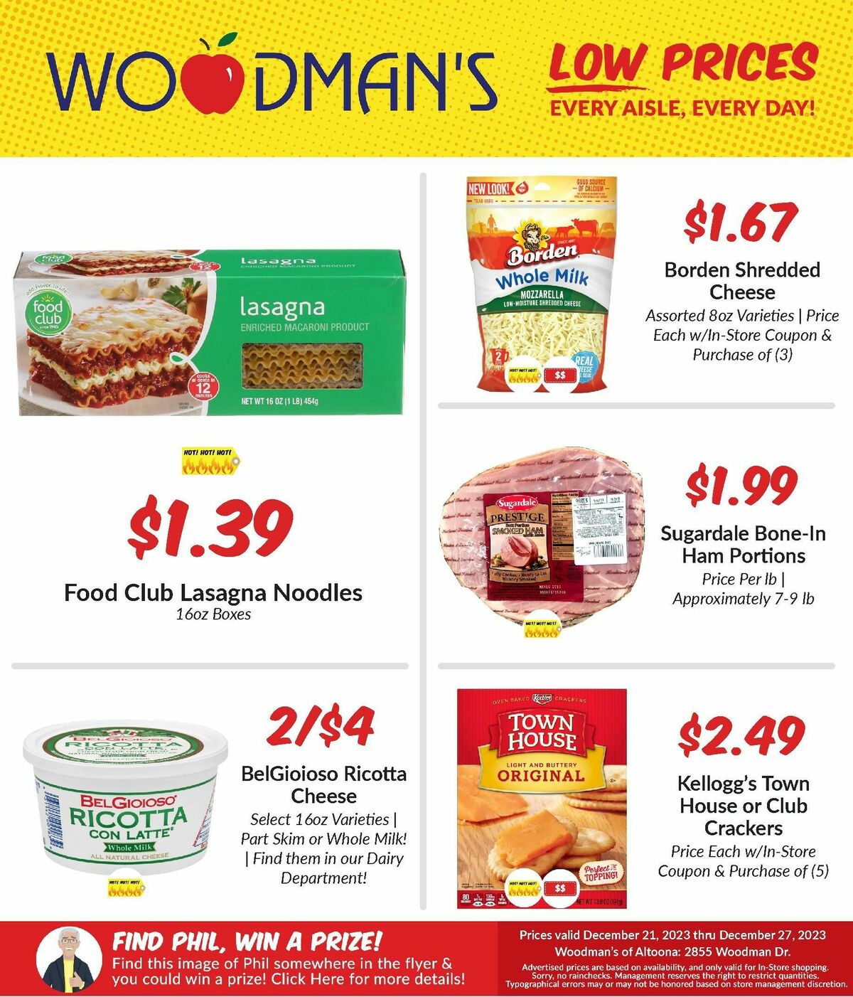 Woodmans Food Market Weekly Ad from December 21