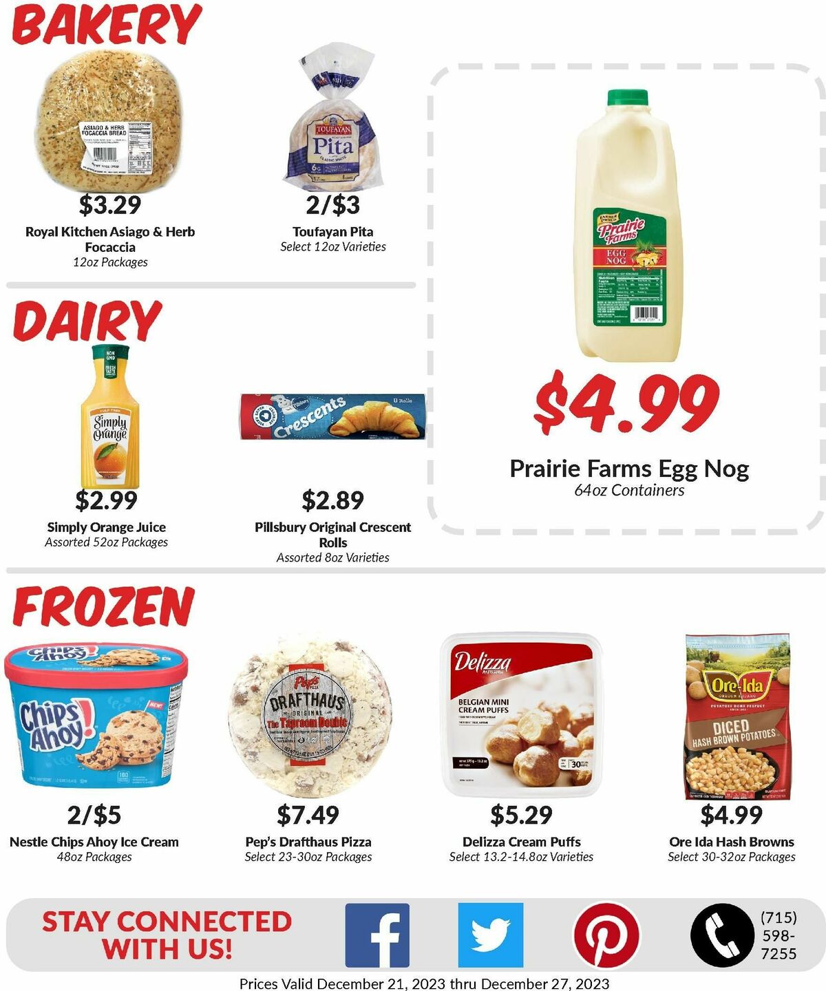 Woodmans Food Market Weekly Ad from December 21