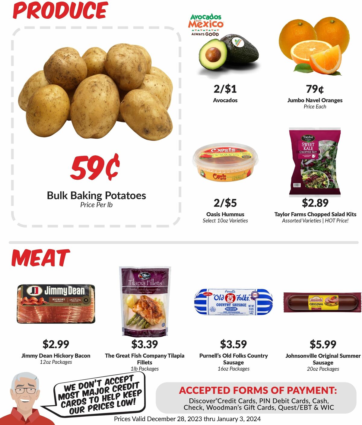 Woodmans Food Market Weekly Ad from December 28
