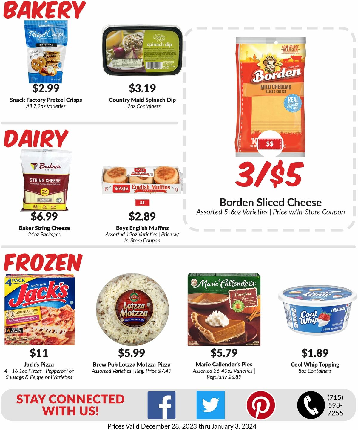 Woodmans Food Market Weekly Ad from December 28