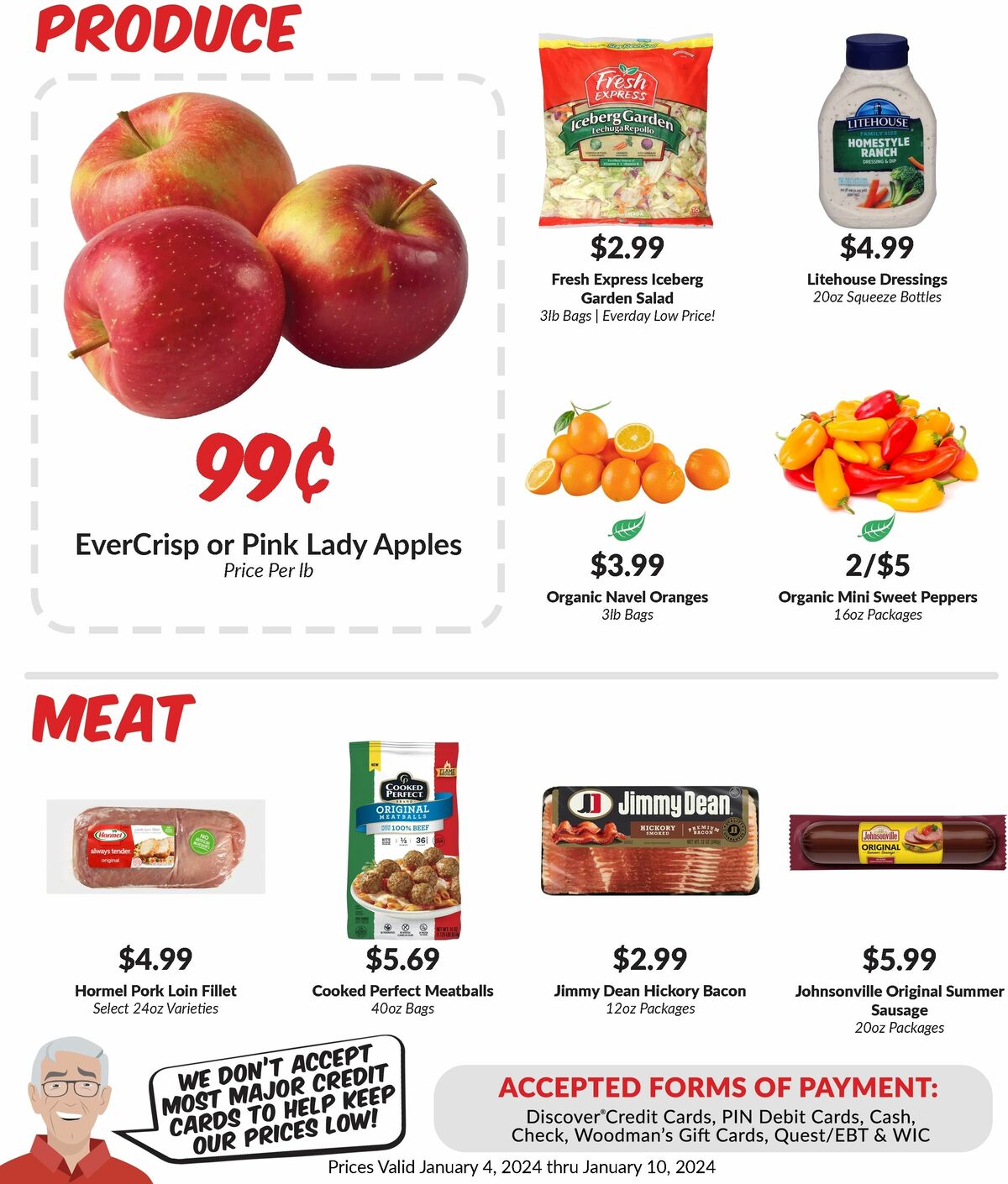 Woodmans Food Market Weekly Ad from January 4
