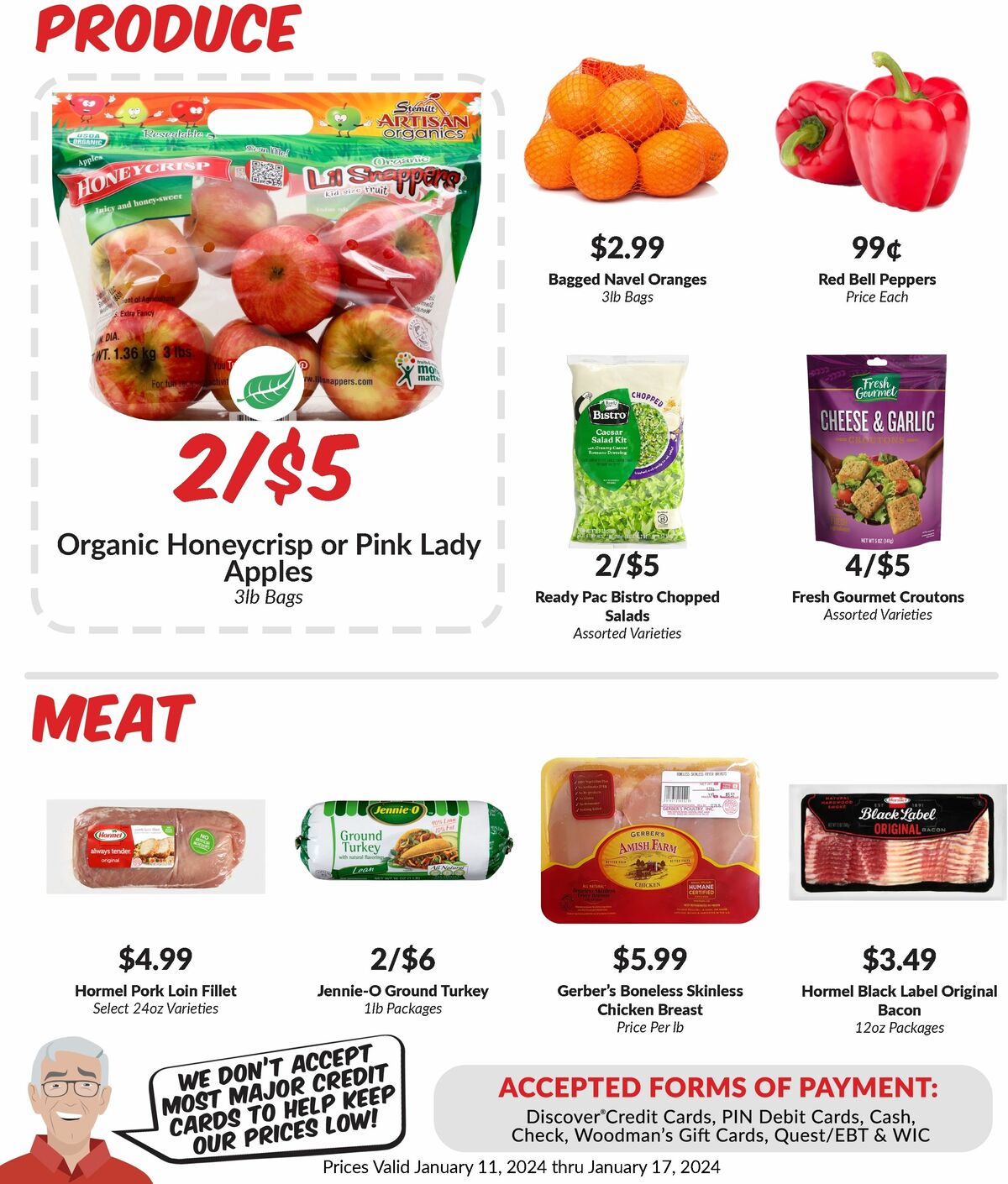 Woodmans Food Market Weekly Ad from January 11