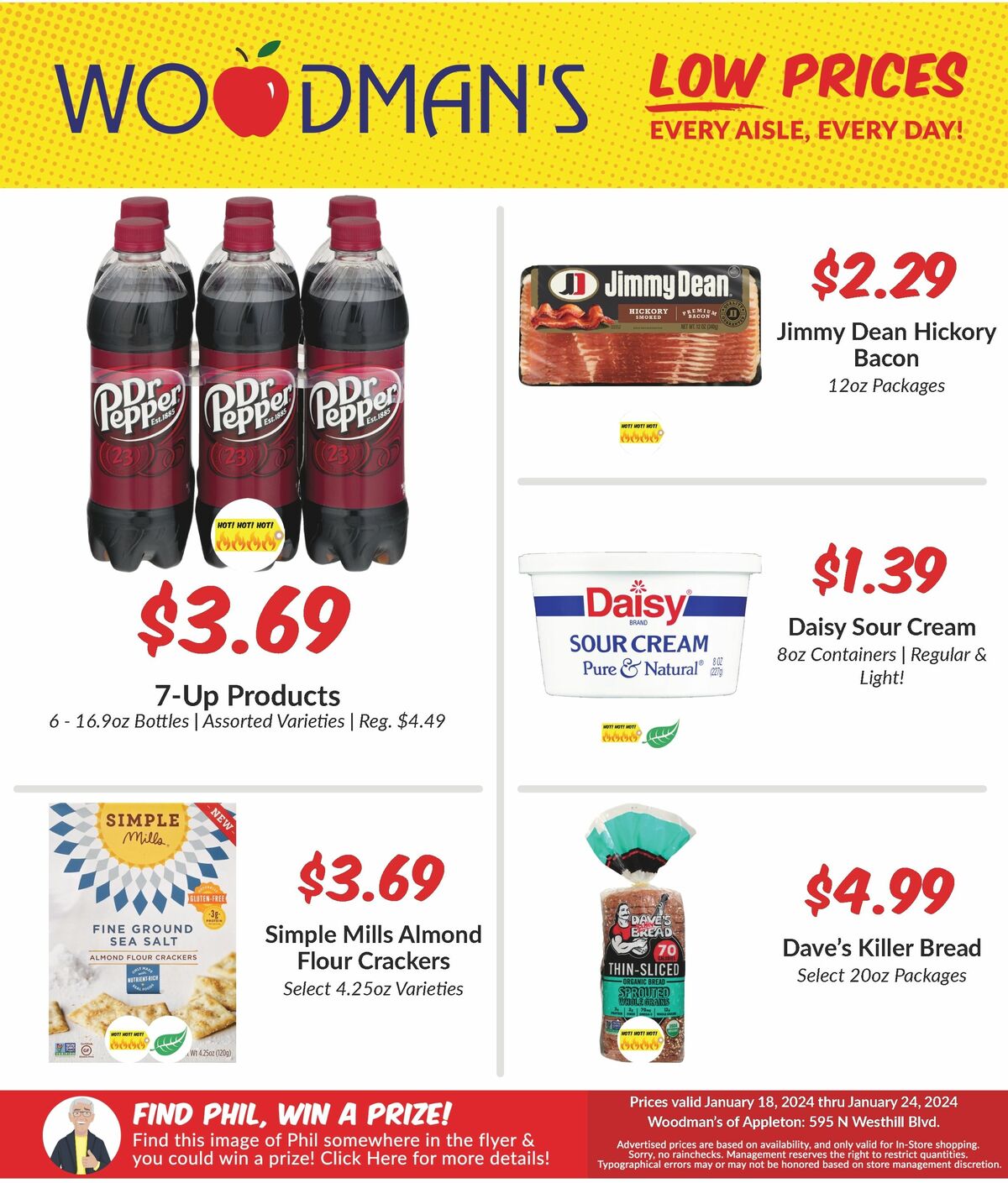 Woodmans Food Market Weekly Ad from January 18