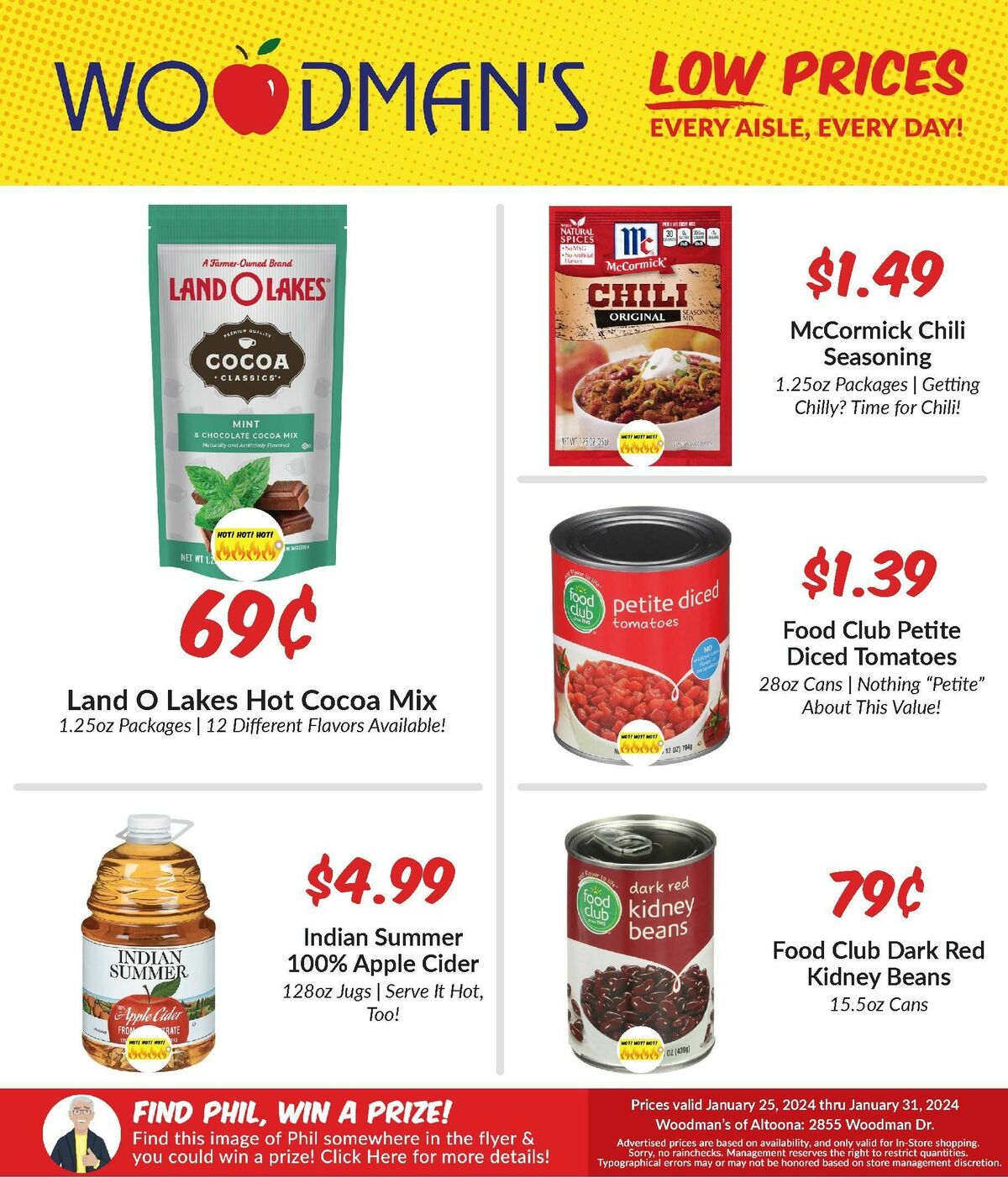 Woodmans Food Market Weekly Ad from January 25