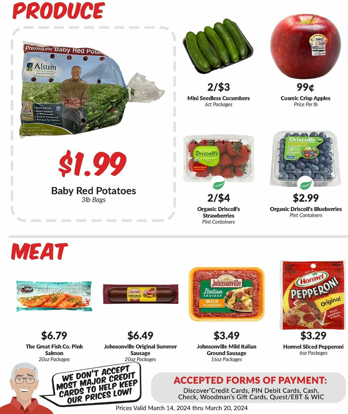 Woodmans Food Market Weekly Ad from March 14