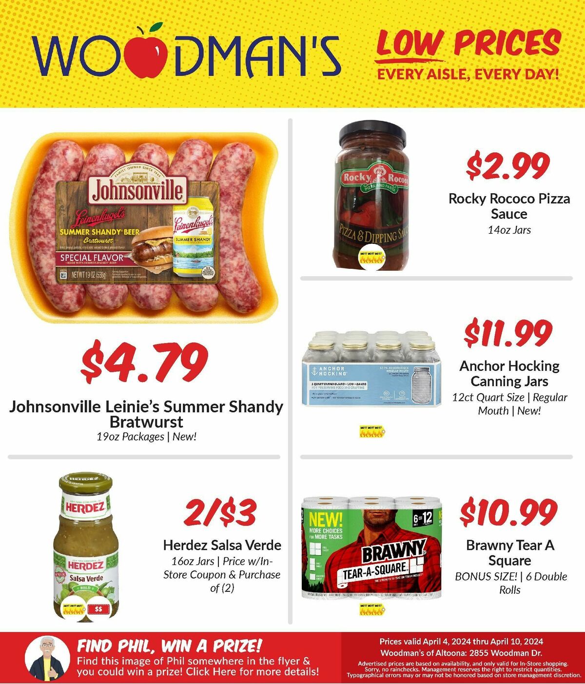 Woodmans Food Market Weekly Ad from April 4