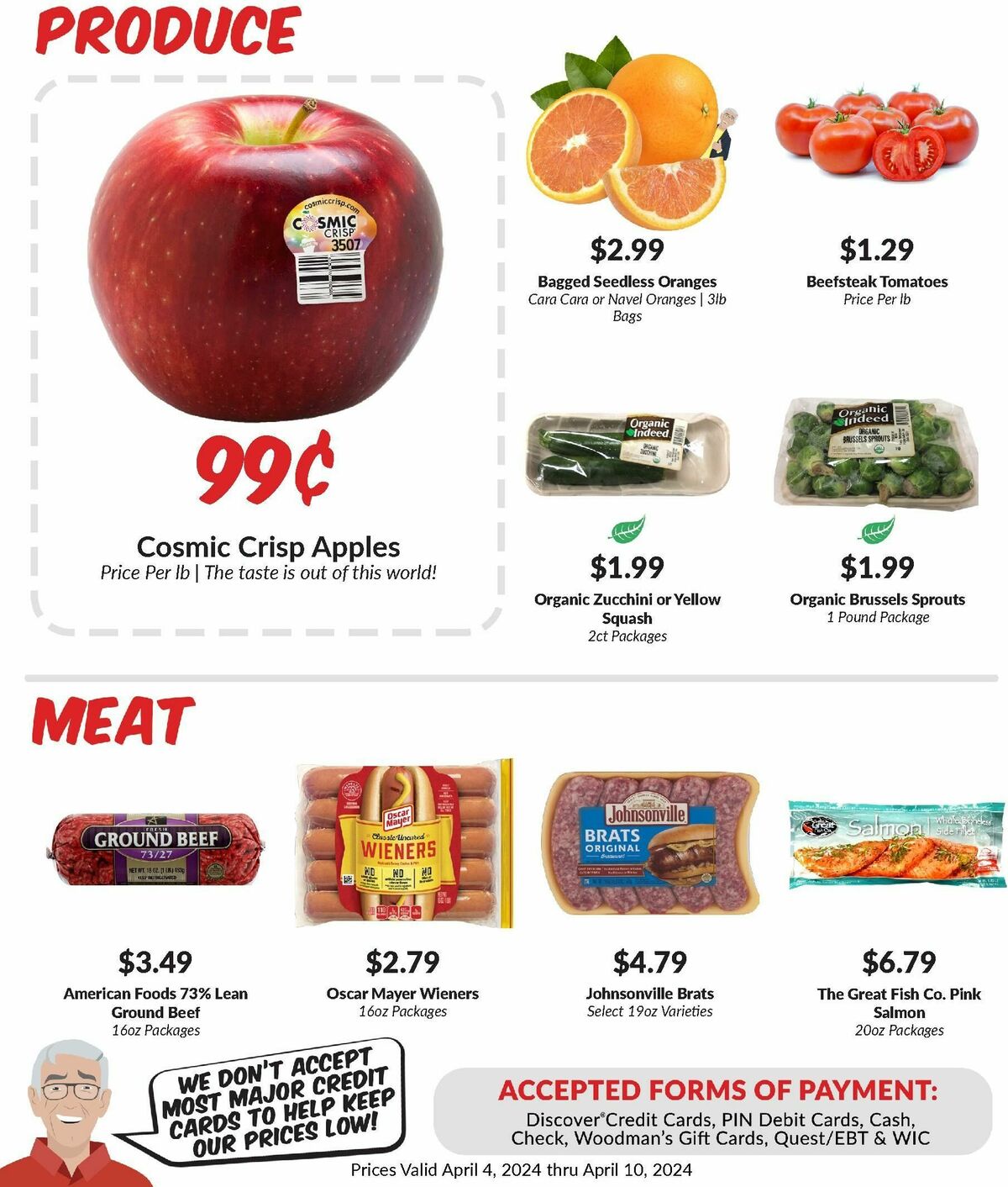Woodmans Food Market Weekly Ad from April 4