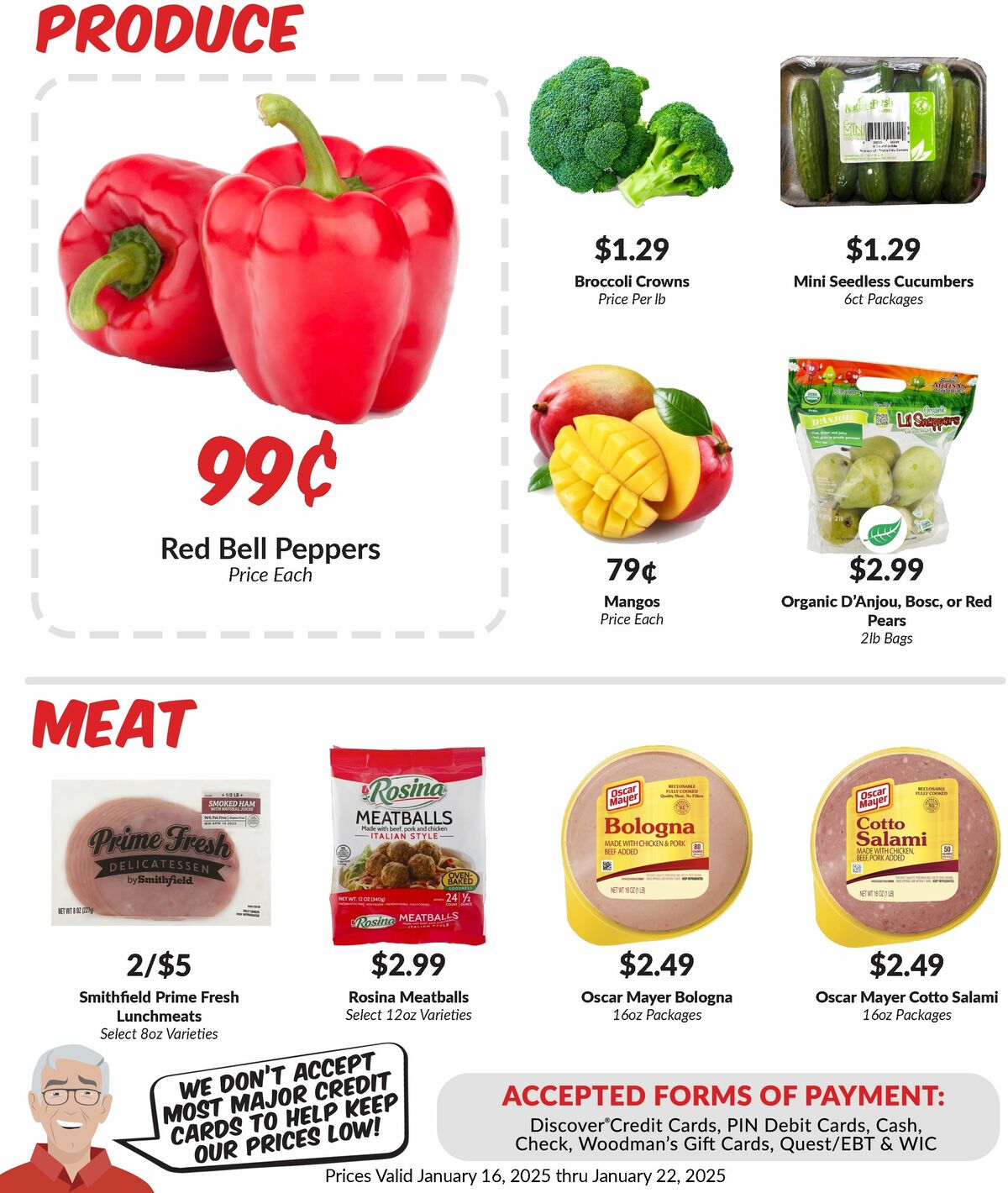 Woodmans Food Market Weekly Ad from January 16