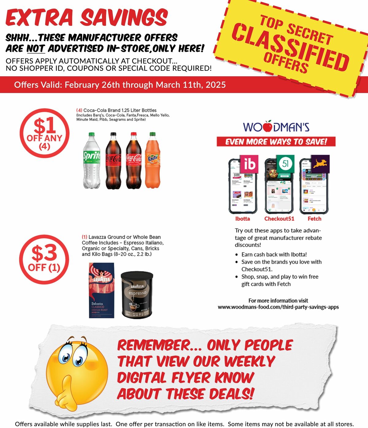 Woodmans Food Market Weekly Ad from March 6