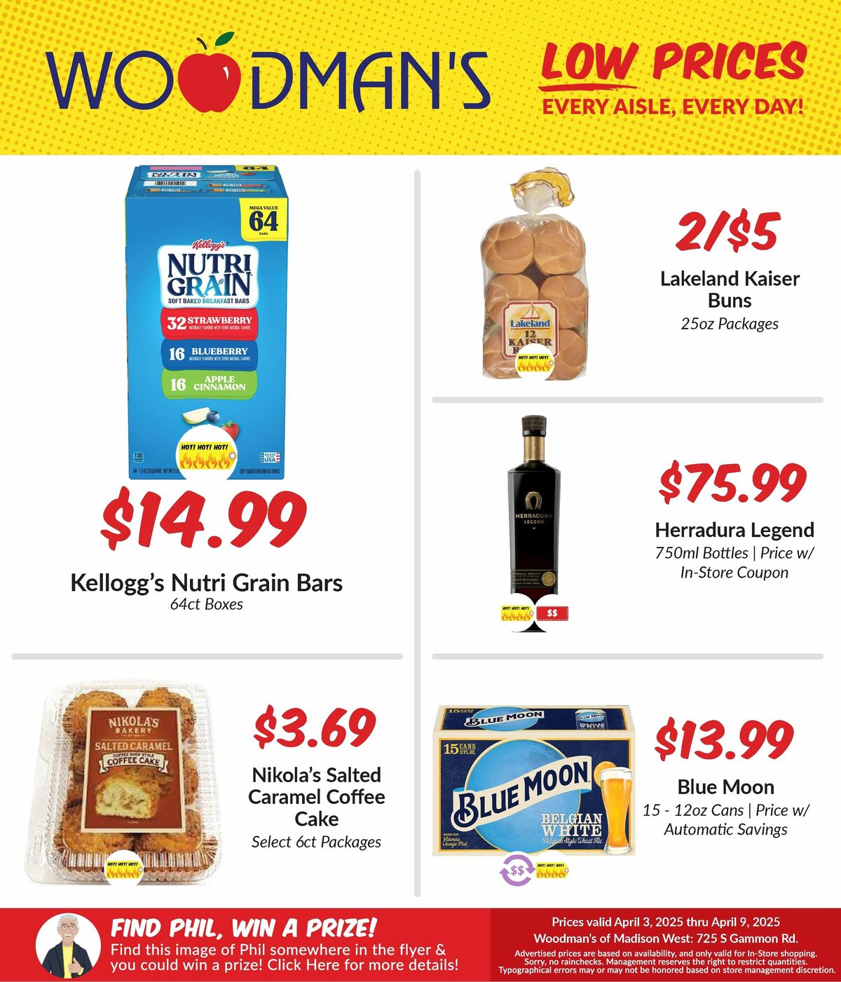 Woodmans Food Market Weekly Ad from April 3