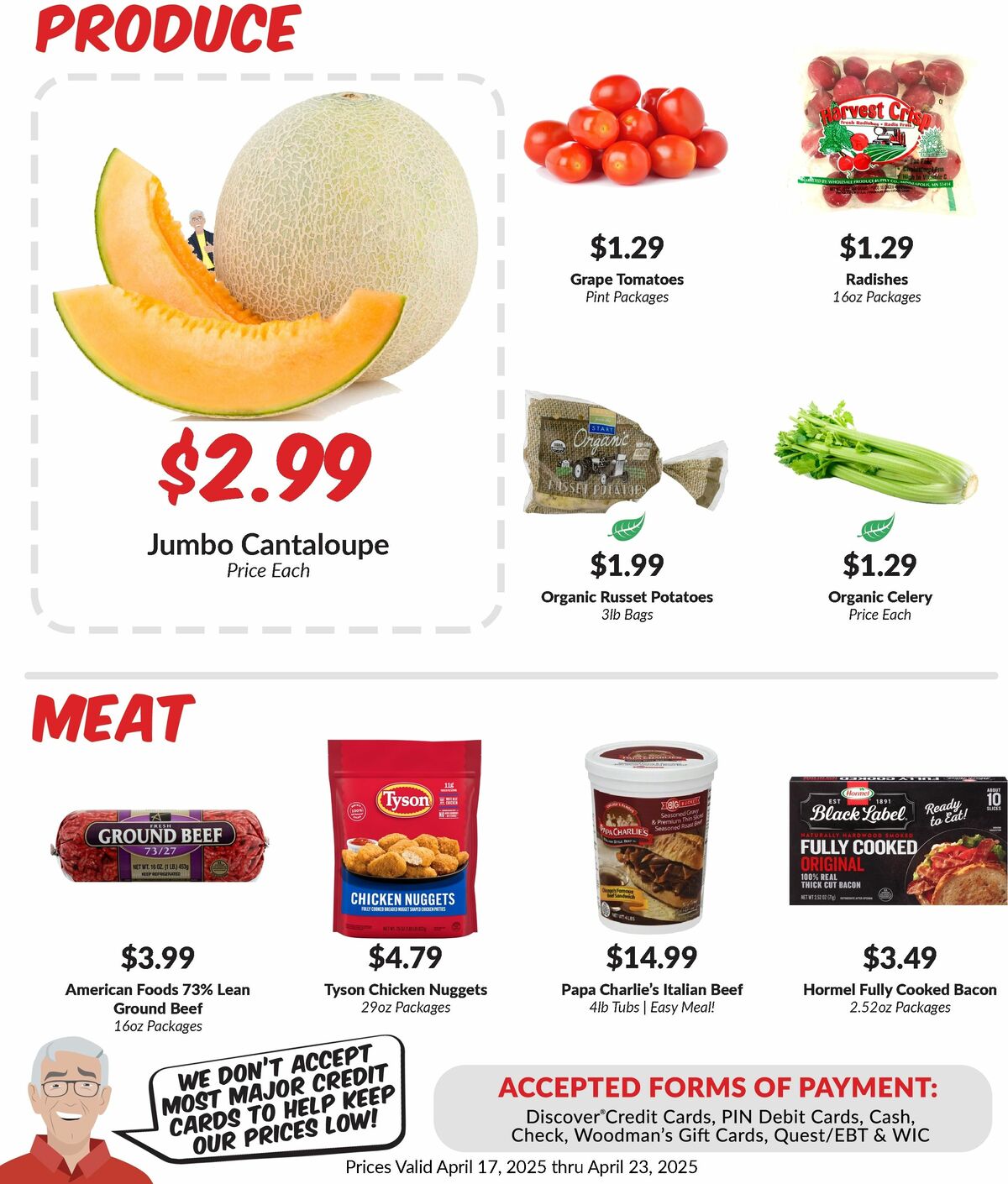 Woodmans Food Market Weekly Ad from April 17