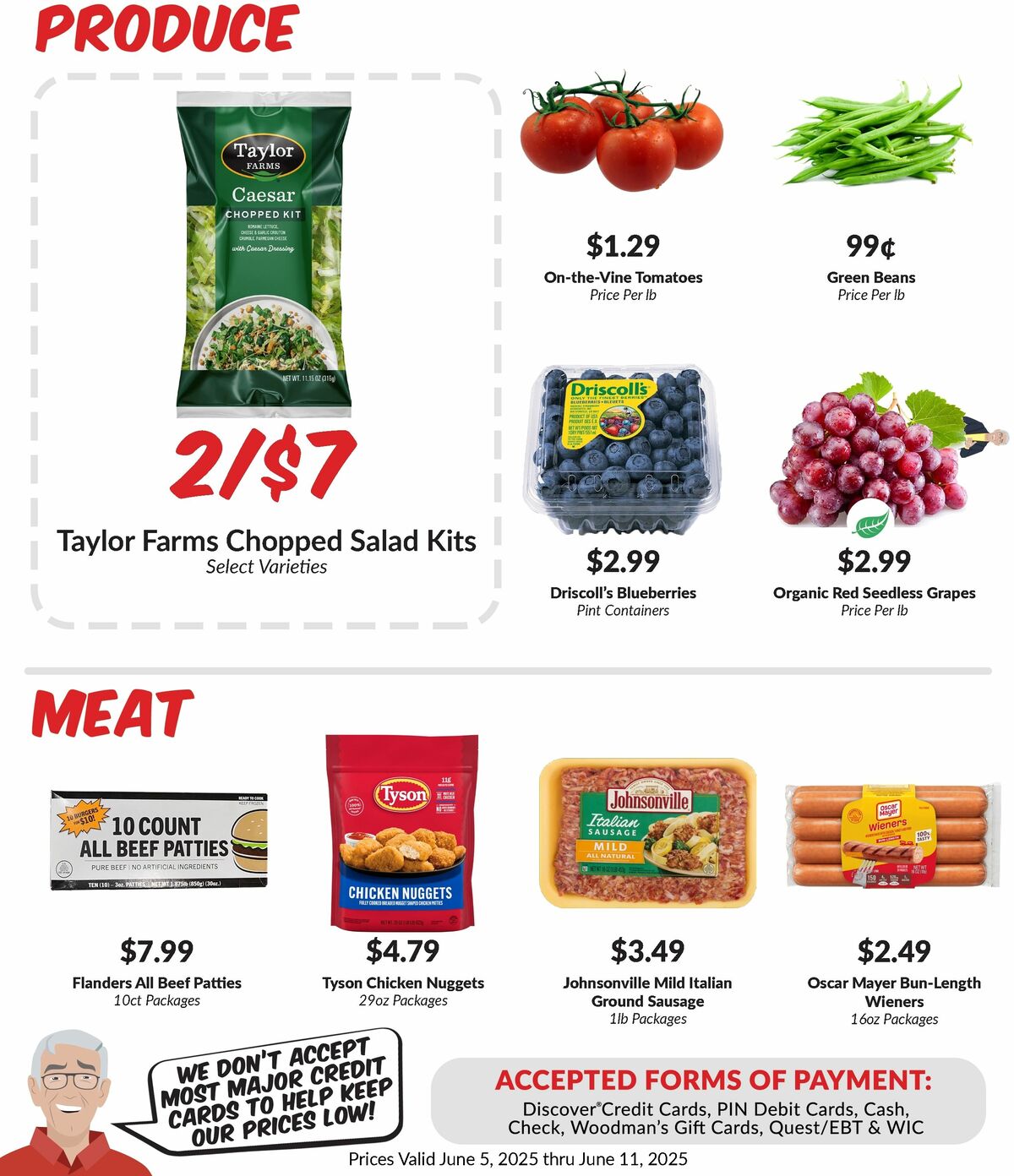 Woodmans Food Market Weekly Ad from June 5