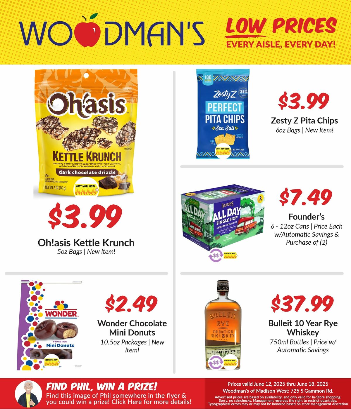 Woodmans Food Market Weekly Ad from June 12