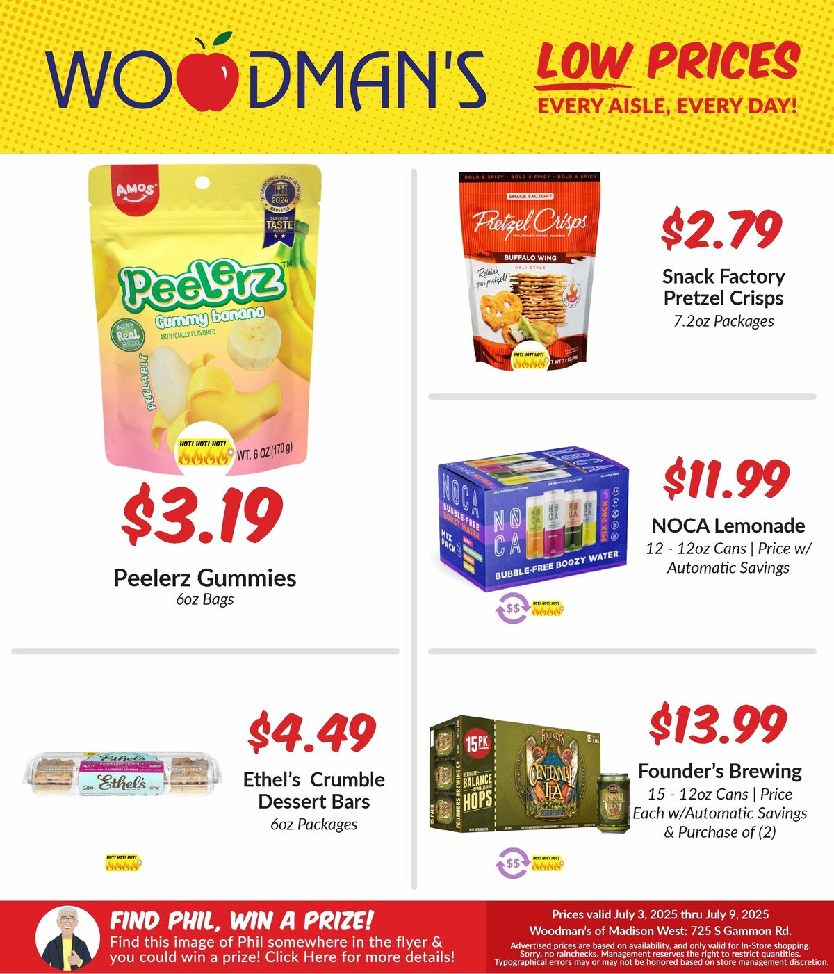 Woodmans Food Market Weekly Ad from July 3
