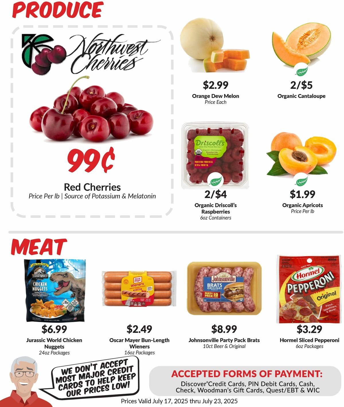 Woodmans Food Market Weekly Ad from July 17