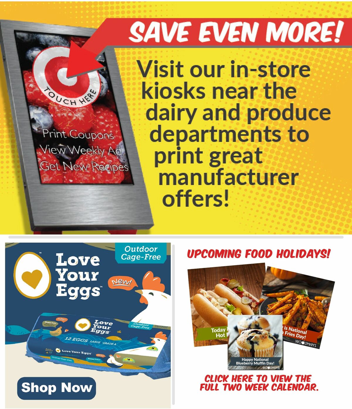 Woodmans Food Market Weekly Ad from July 17