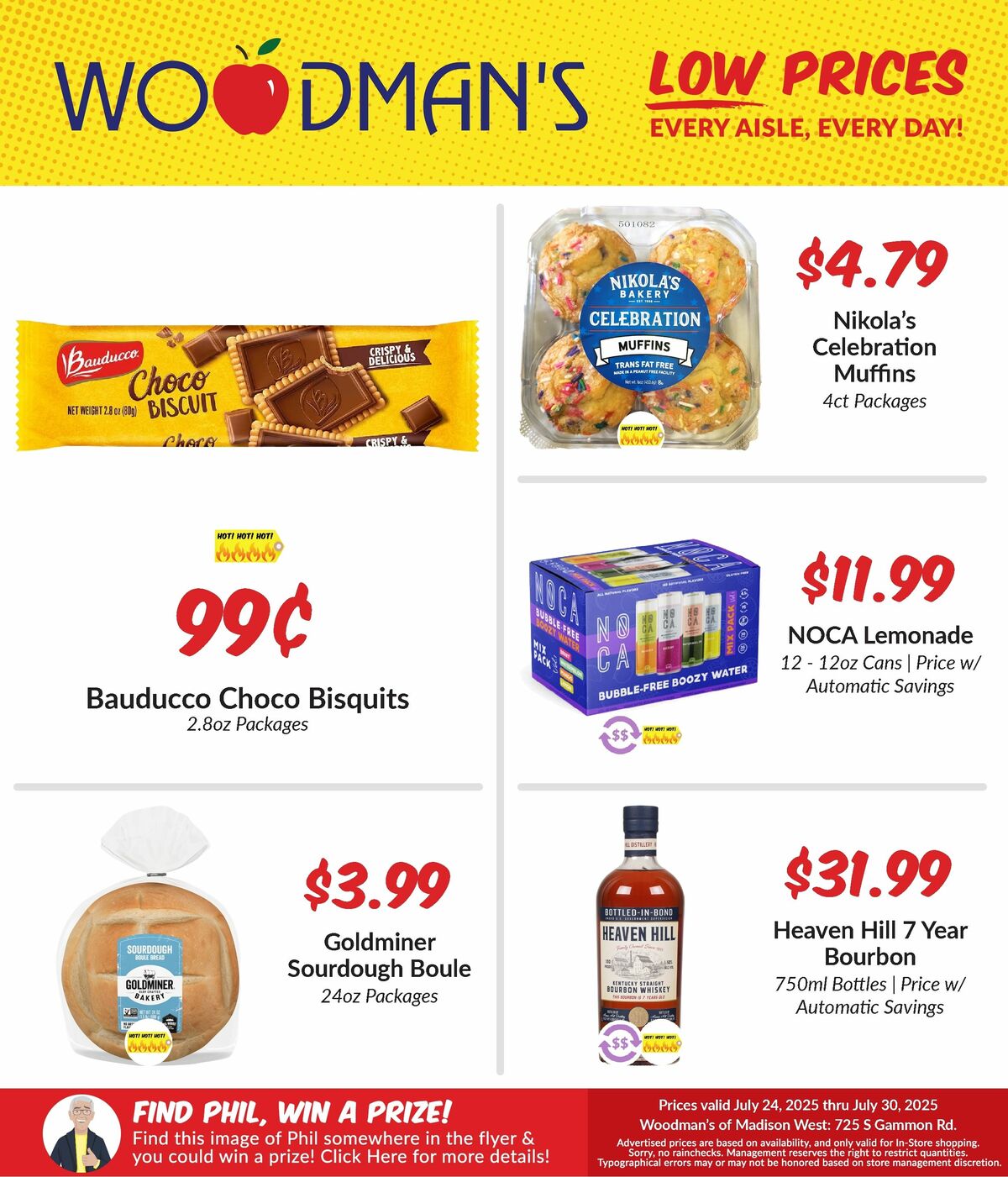 Woodmans Food Market Weekly Ad from July 24