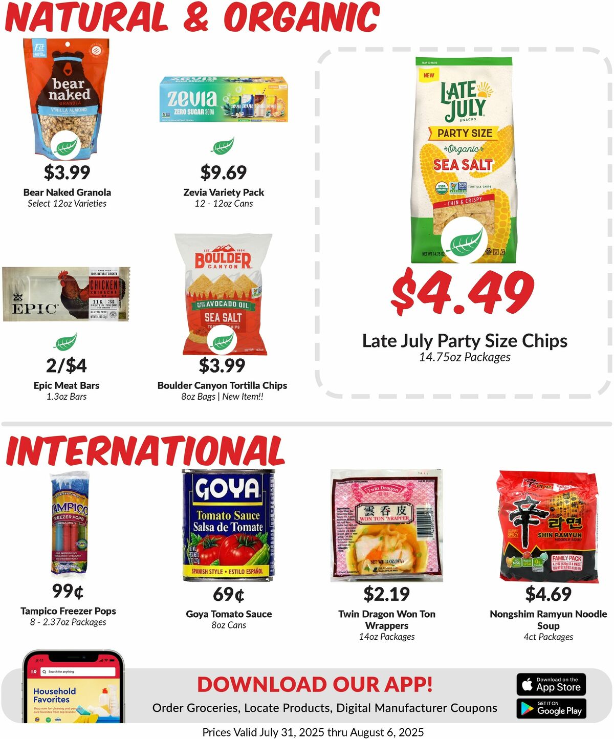 Woodmans Food Market Weekly Ad from July 31