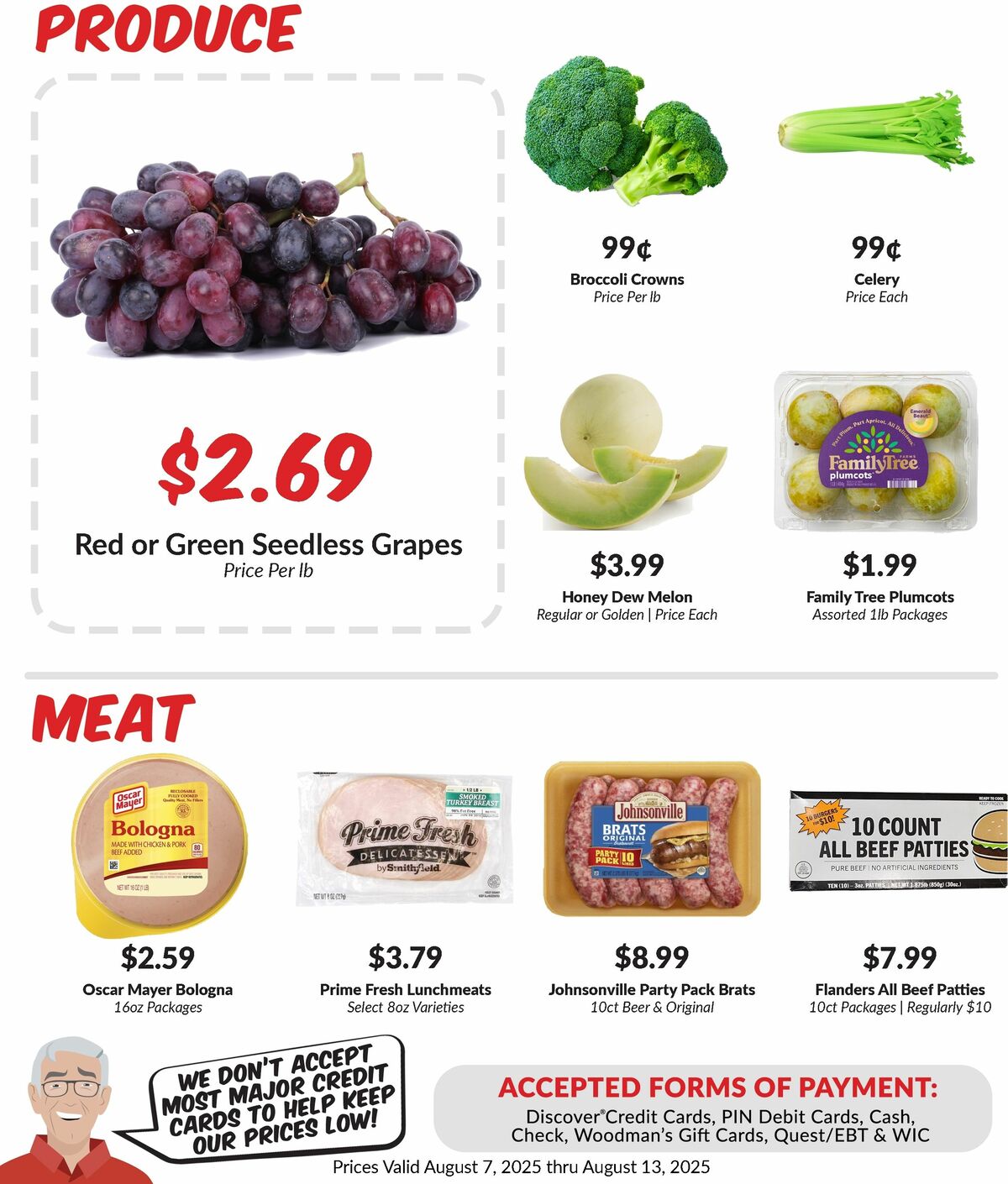 Woodmans Food Market Weekly Ad from August 7