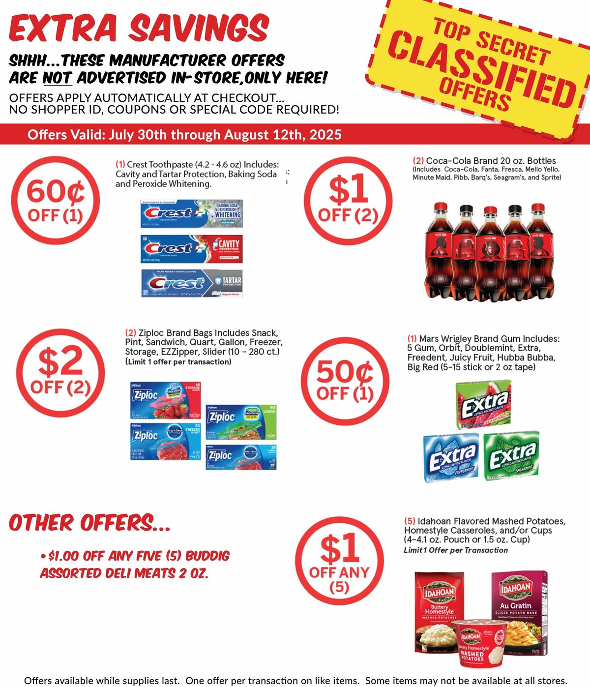 Woodmans Food Market Weekly Ad from August 7