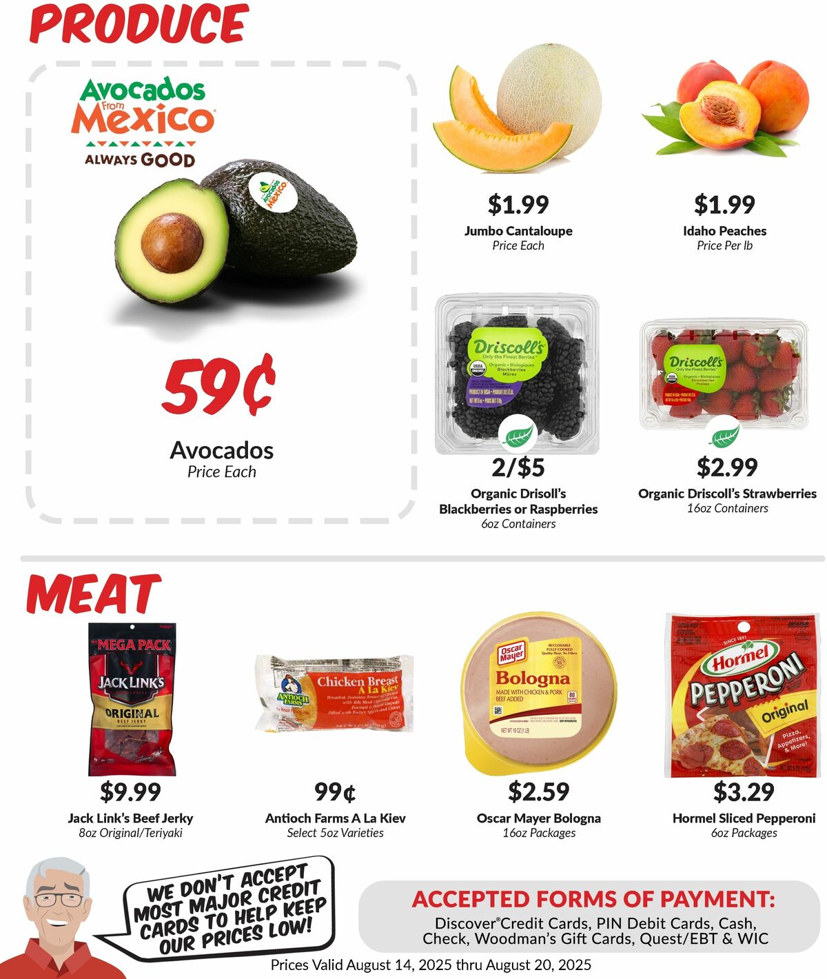 Woodmans Food Market Weekly Ad from August 14