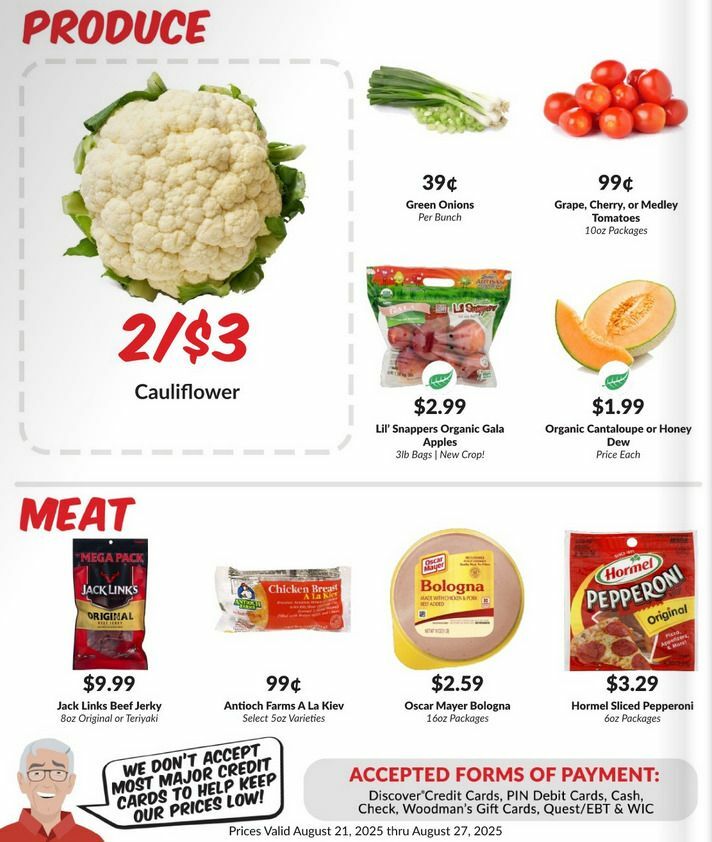 Woodmans Food Market Weekly Ad from August 21