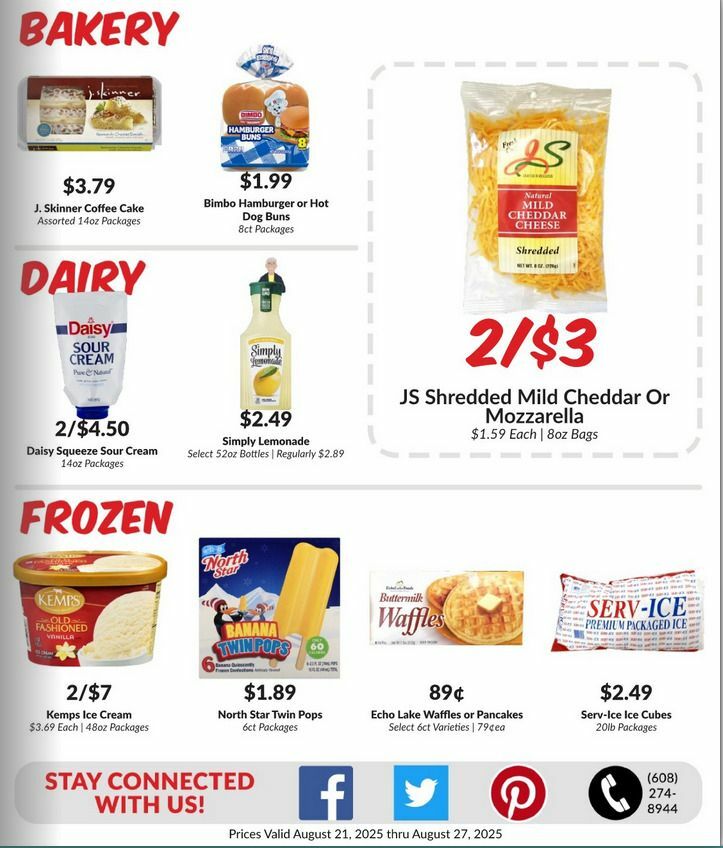 Woodmans Food Market Weekly Ad from August 21