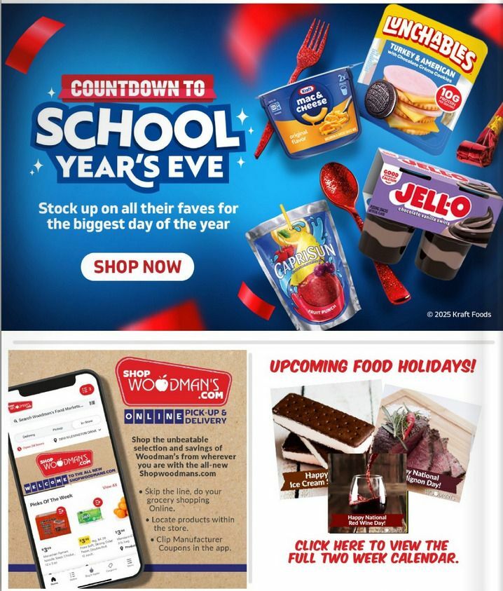 Woodmans Food Market Weekly Ad from August 21