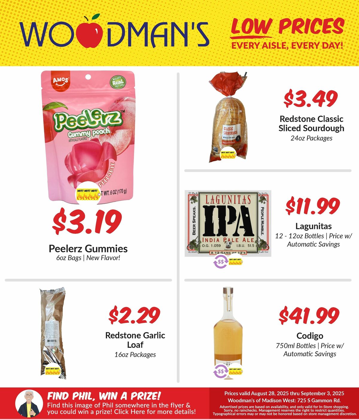 Woodmans Food Market Weekly Ad from August 28