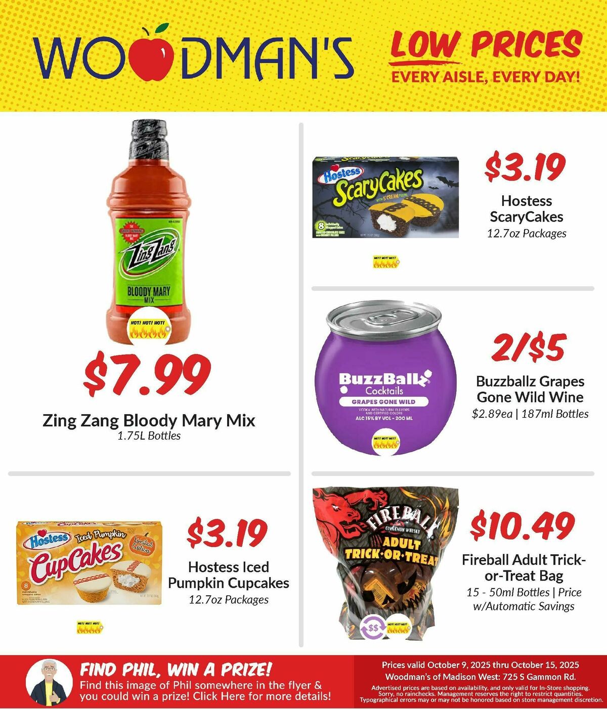 Woodmans Food Market Weekly Ad from October 9
