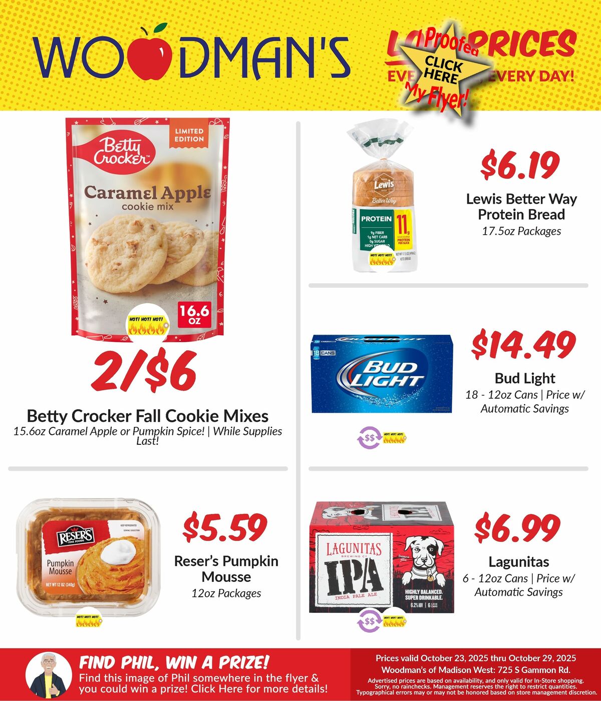 Woodmans Food Market Weekly Ad from October 23