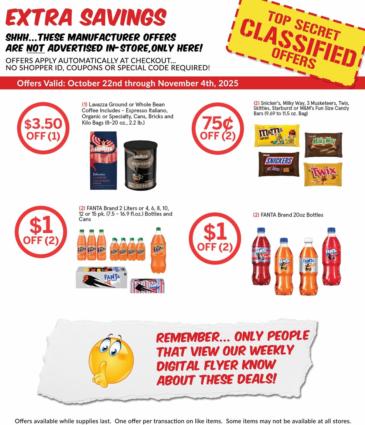 Woodmans Food Market Weekly Ad from October 30