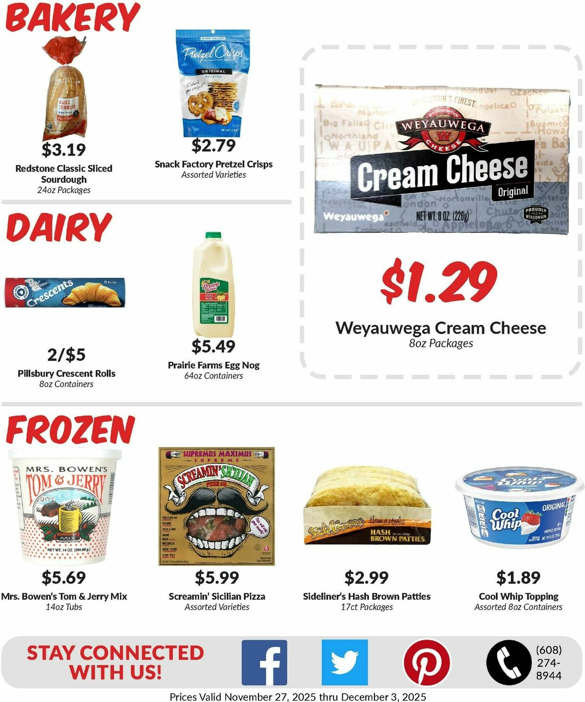 Woodmans Food Market Weekly Ad from November 27