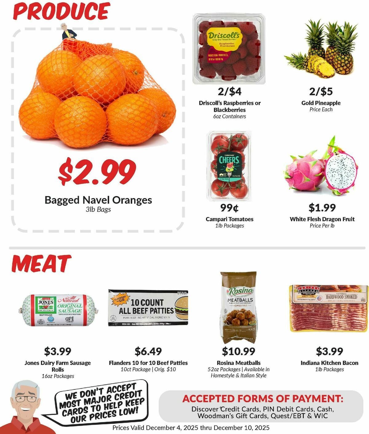 Woodmans Food Market Weekly Ad from December 4