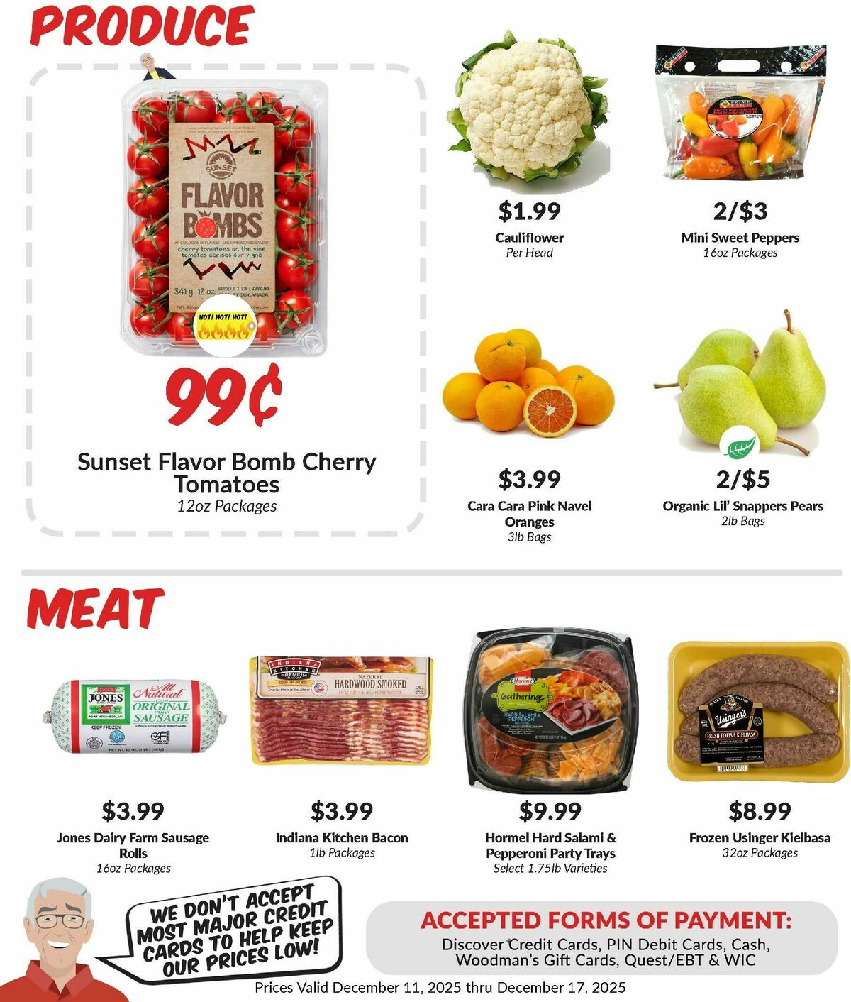 Woodmans Food Market Weekly Ad from December 11