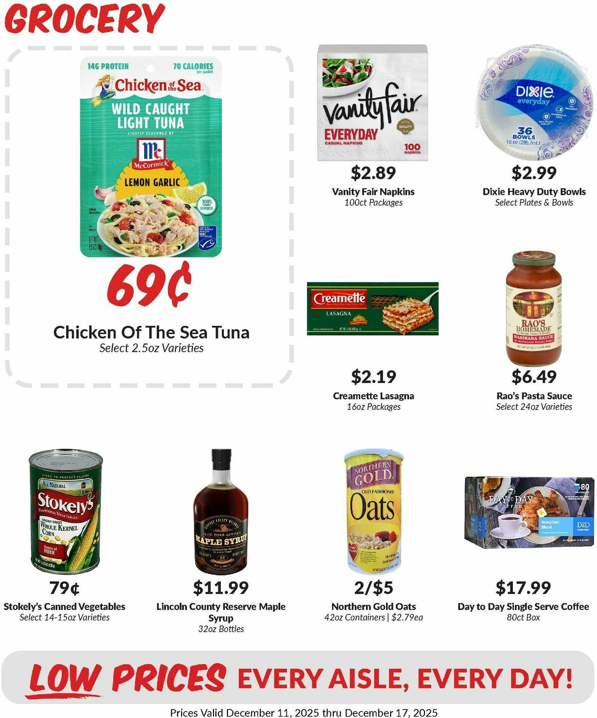 Woodmans Food Market Weekly Ad from December 11