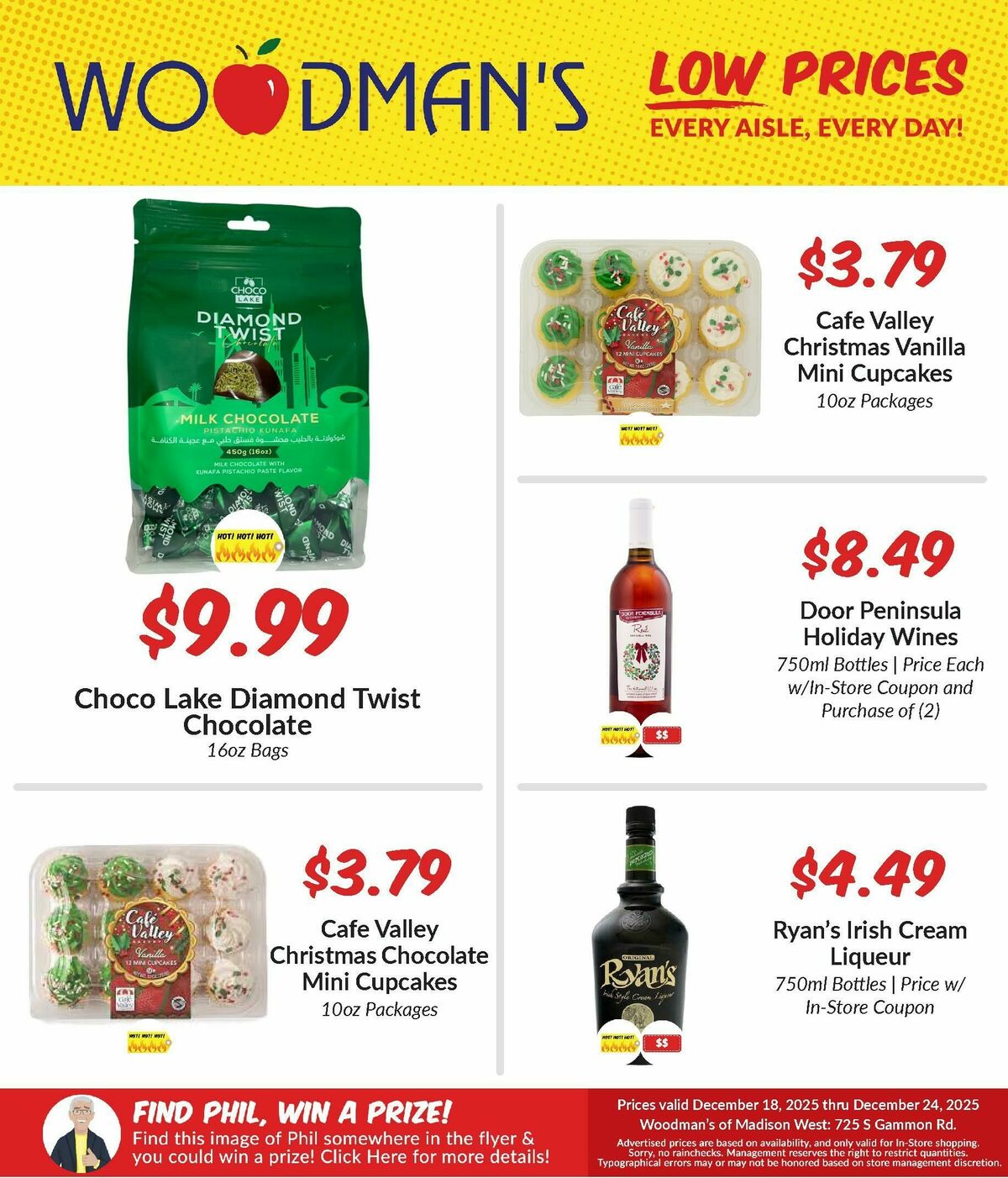 Woodmans Food Market Weekly Ad from December 18