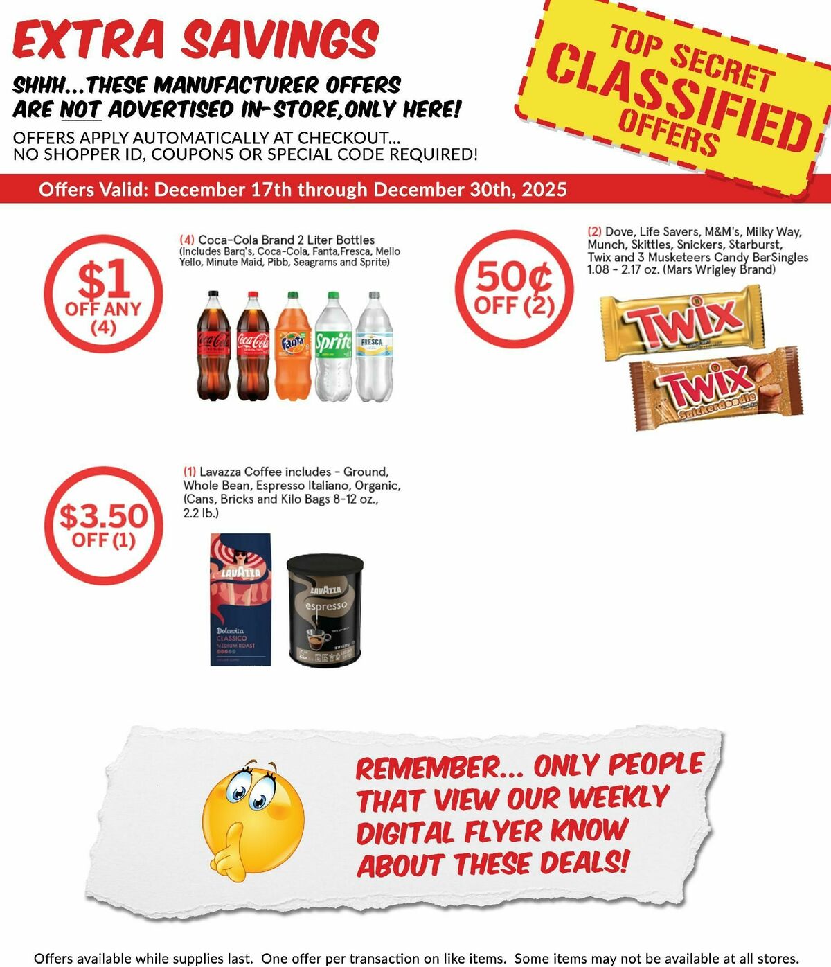 Woodmans Food Market Weekly Ad from December 18