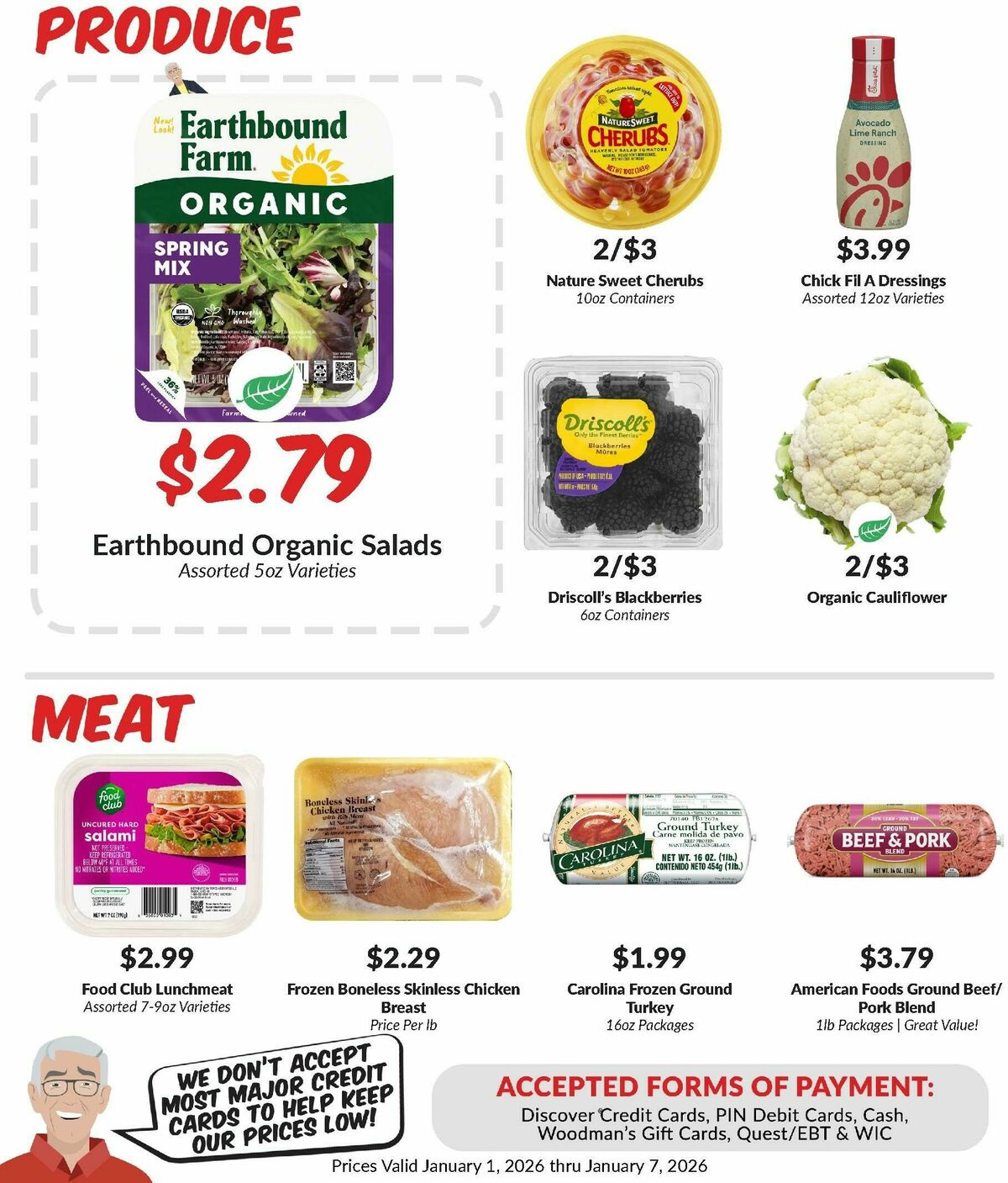 Woodmans Food Market Weekly Ad from January 1